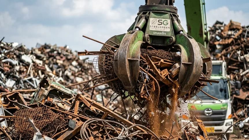 STEELGREEN RECYCLE - รับซื้อเศษเหล็กและโลหะจากโรงงาน